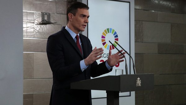 Sánchez busca o apoio do tecido empresarial español para frear a recesión económica