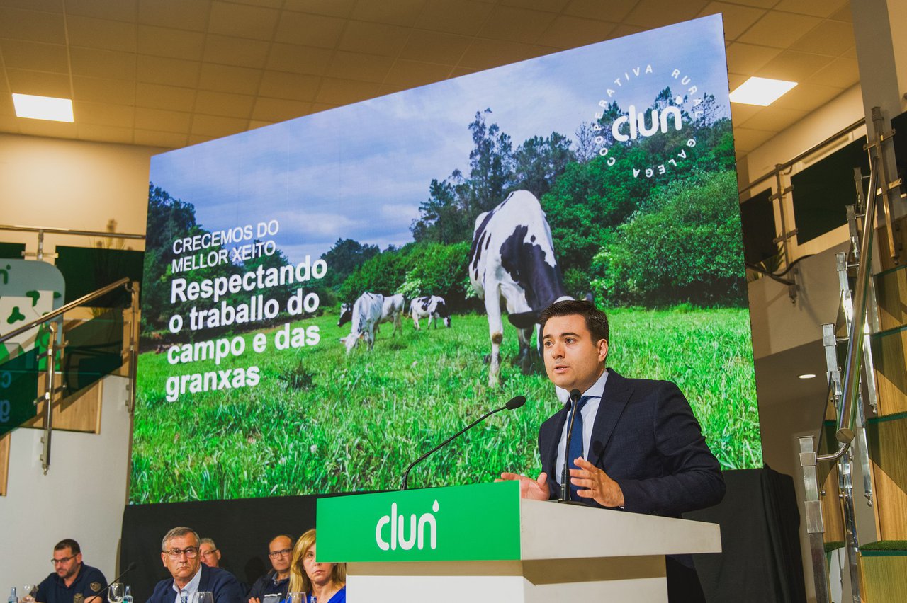 CLUN logra en 2023 sus mejores resultados y reivindica que las cooperativas lideren el futuro del lácteo gallego por su respeto al sector