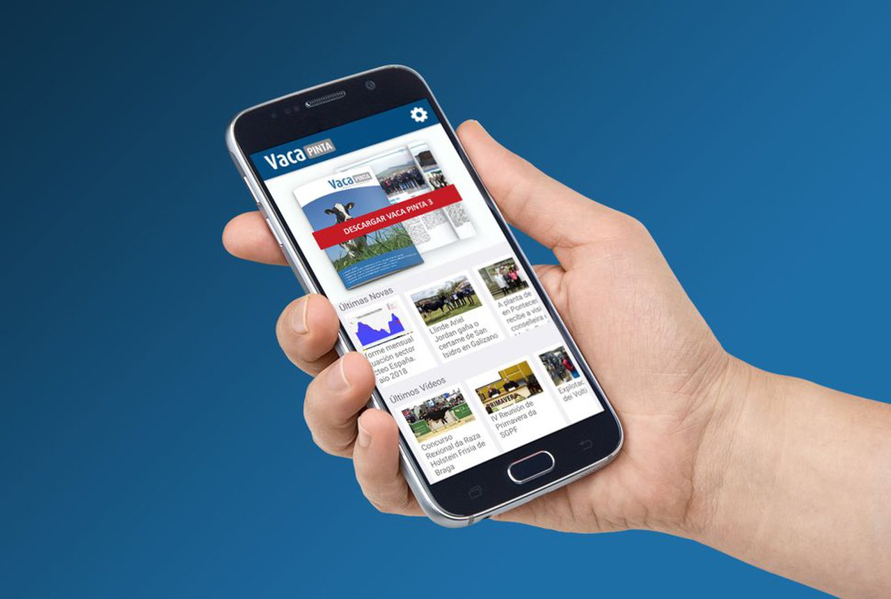 Descarga xa gratis a app de Vaca Pinta