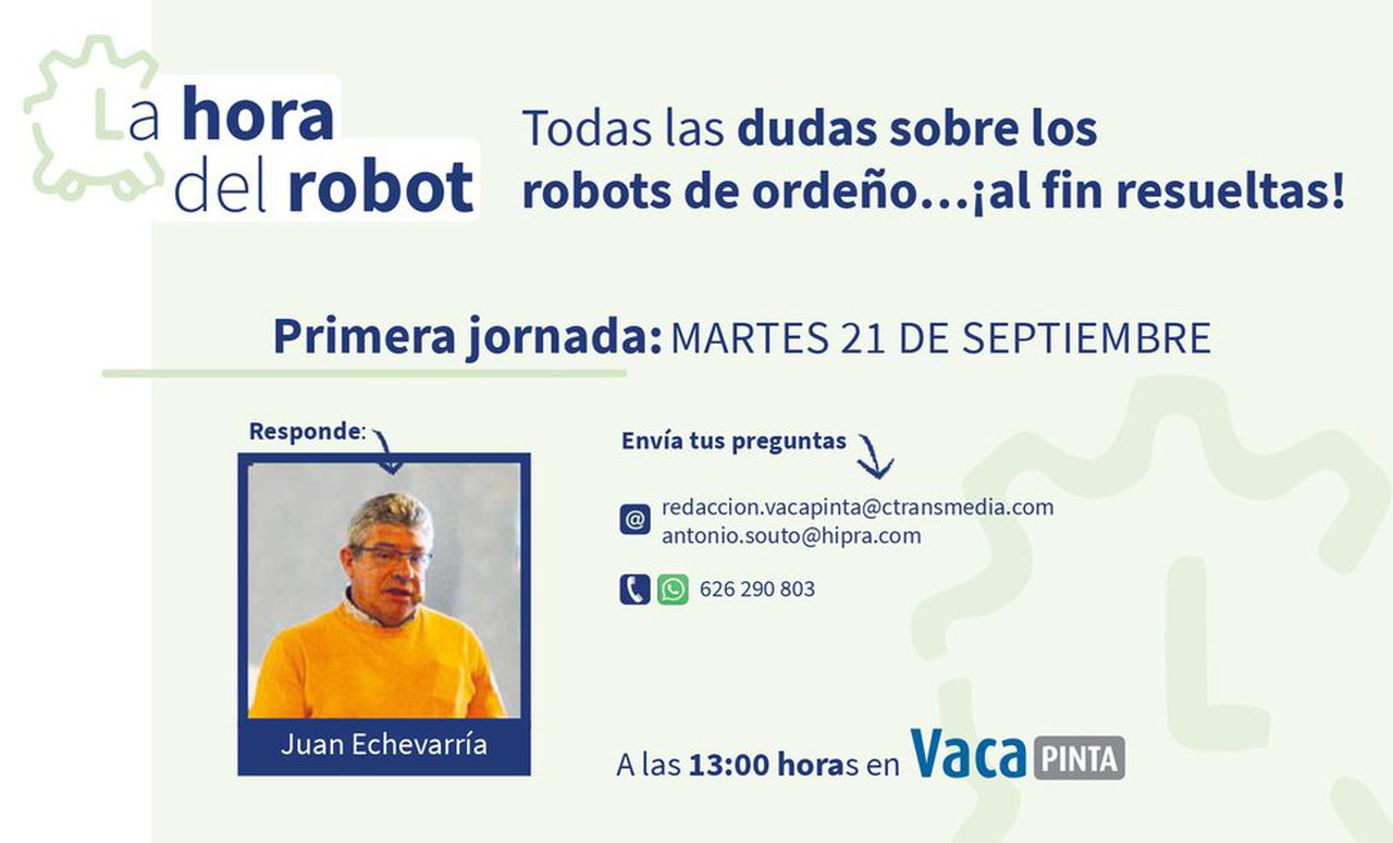 Juan Echeverría contestará mañana a vuestras dudas en La Hora del Robot