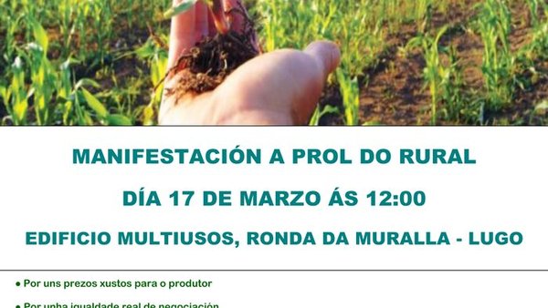 Agromuralla explica os motivos da manifestación do día 17