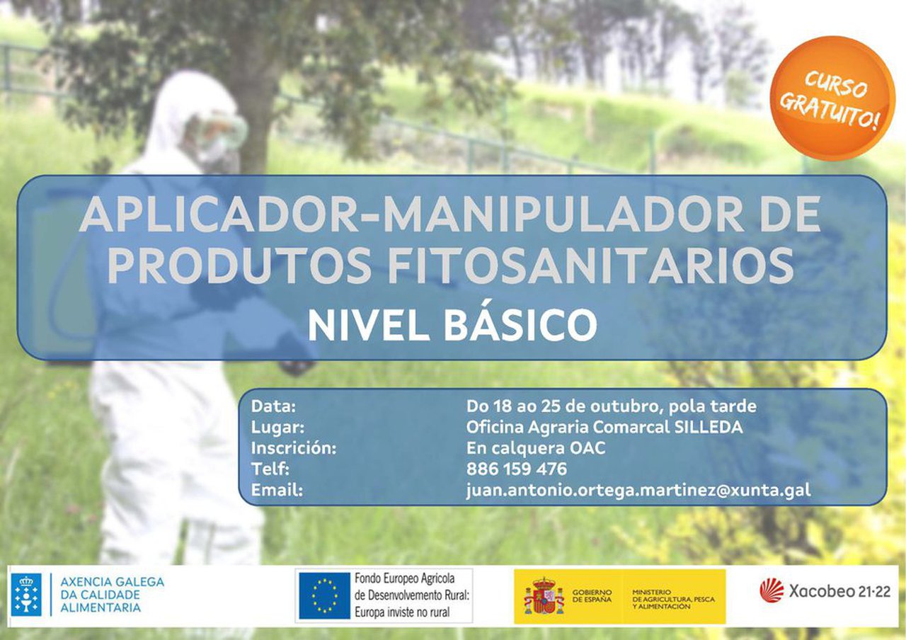 Nuevo curso de aplicador de fitosanitarios