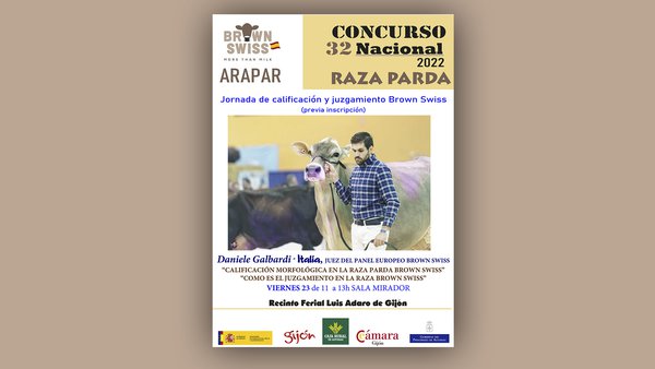 Xornada de cualificación e xulgamento de brown swiss, este venres en Xixón