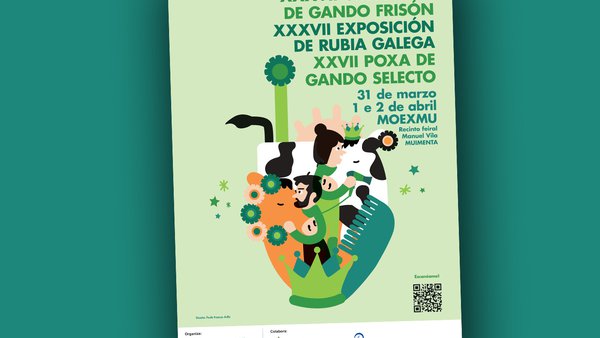 Este é o cartel da Moexmu, que se celebrará a primeira fin de semana de abril