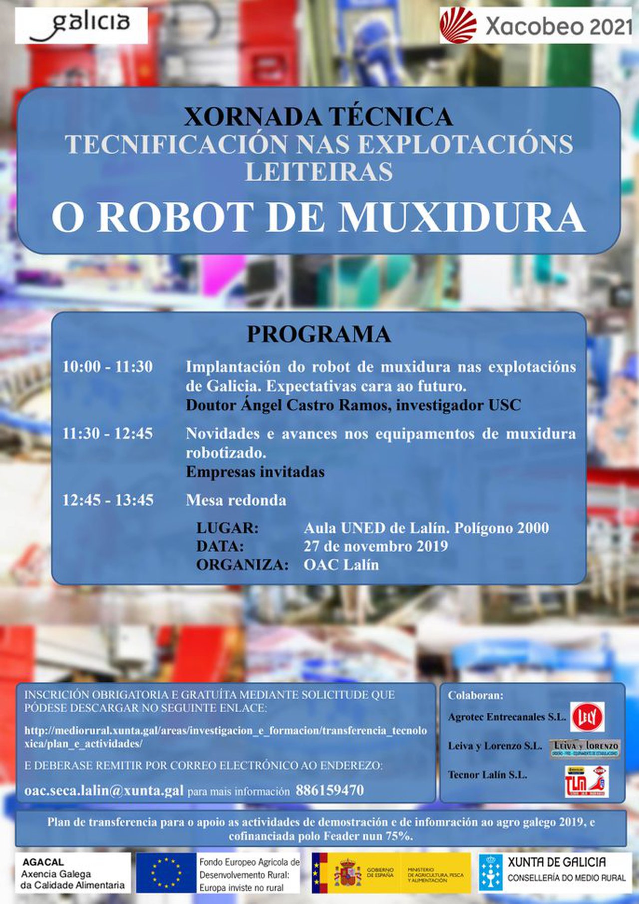Tecnificación nas explotacións leiteiras: o robot de muxidura
