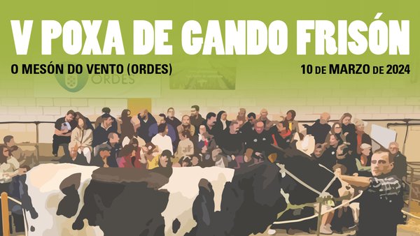 Xa dispoñible o catálogo da quinta edición da Poxa de Gando Frisón en Ordes