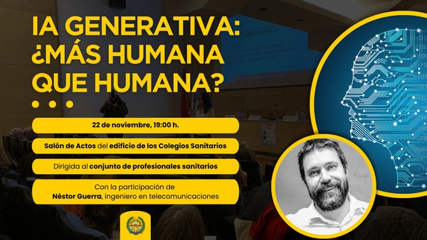 O Colexio de Veterinarios de Lugo ofrece unha sesión de Intelixencia Artificial con Néstor Guerra