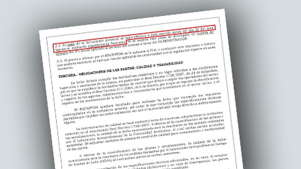 COAG presenta unha batería de denuncias contra cinco industrias lácteas por incumprimentos da Lei de Cadea Alimentaria