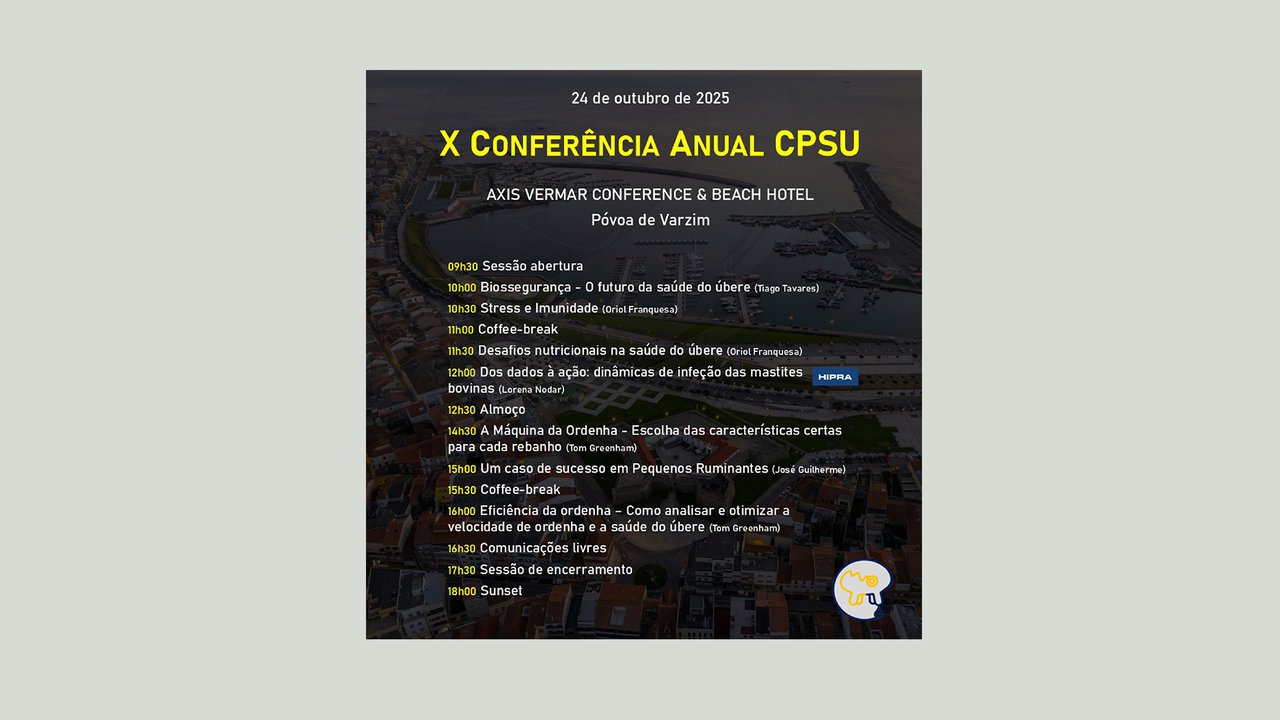 La X conferencia anual del CPSU tendrá lugar el 24 de octubre en Póvoa de Varzim