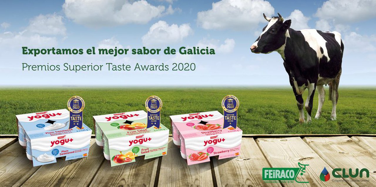 Feiraco Yogu+ logra cinco estrelas nos premios Superior Taste Awards