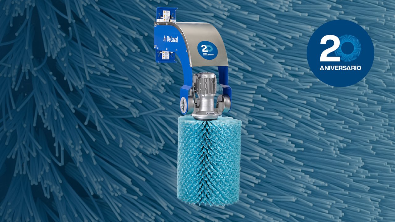 Edición especial do cepillo rotativo de DeLaval polo seu vixésimo aniversario