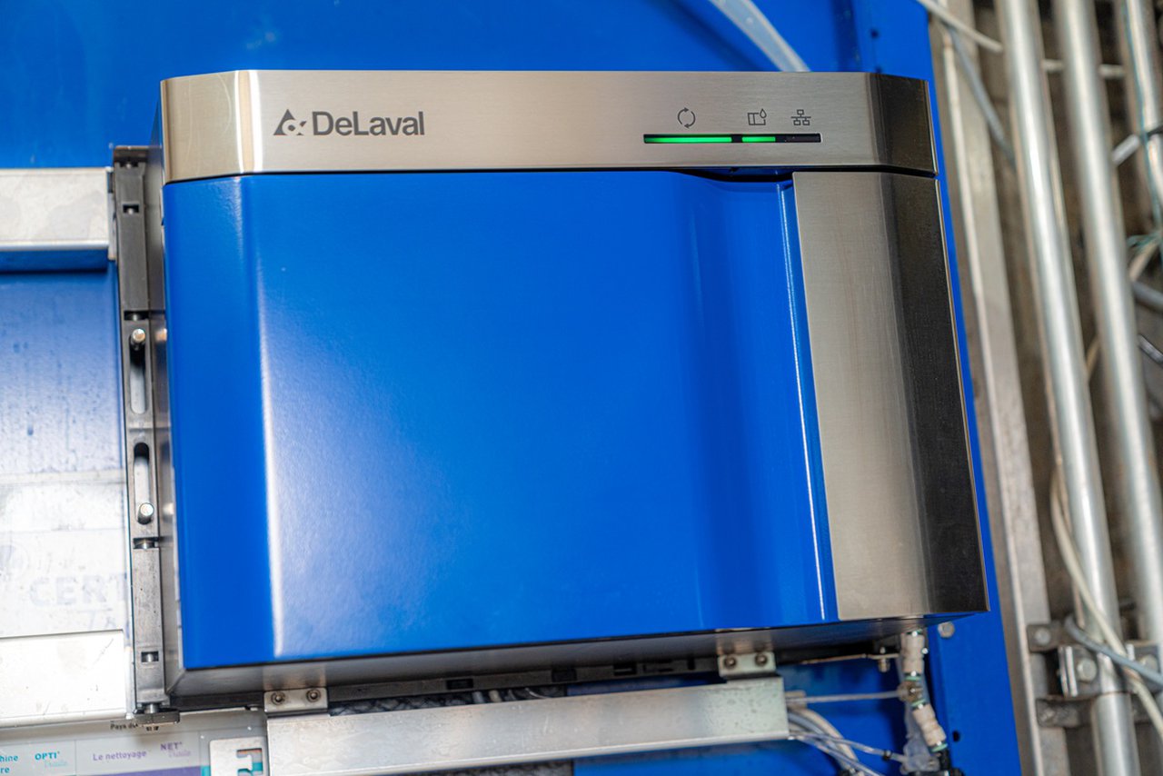 DeLaval mellora a calidade do leite cun innovador sensor