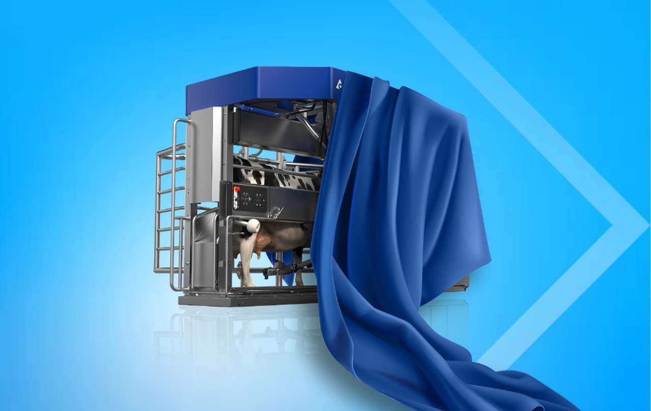DeLaval presenta o modelo 2025 do seu robot de muxido Delaval VMS™ V300