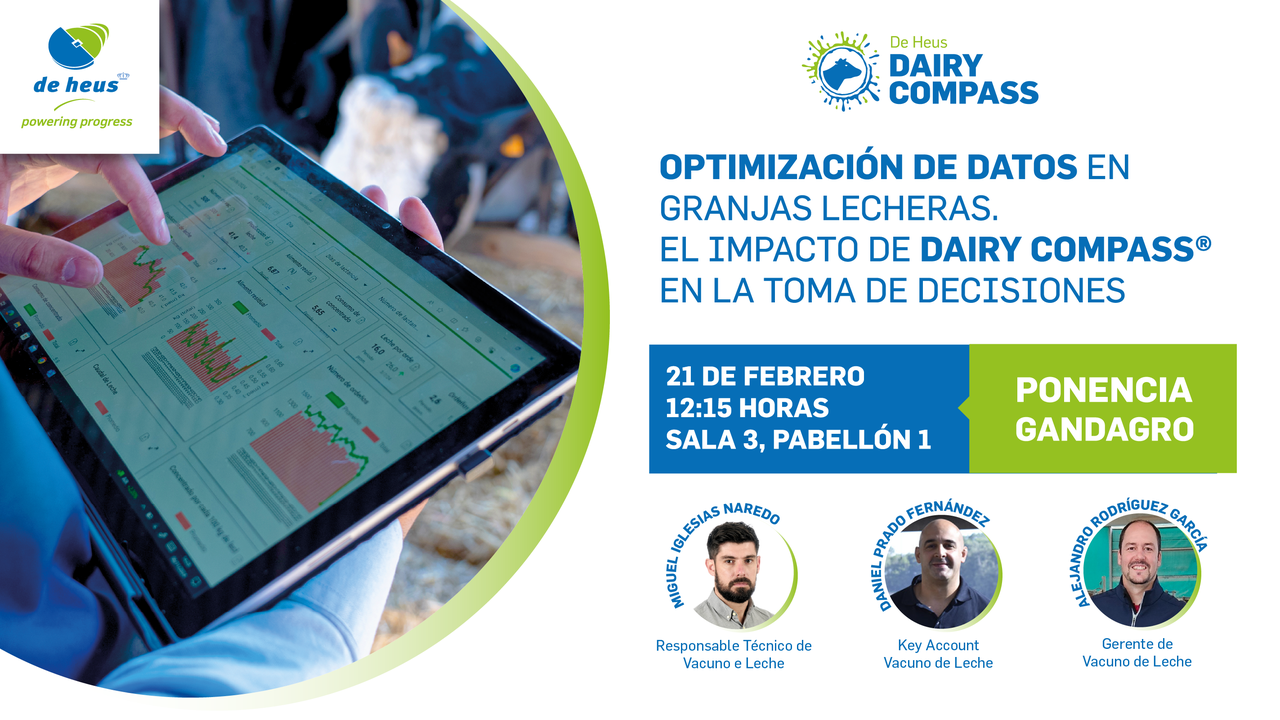 De Heus participa en Cimag-Gandagro cun relatorio sobre Dairy Compass
