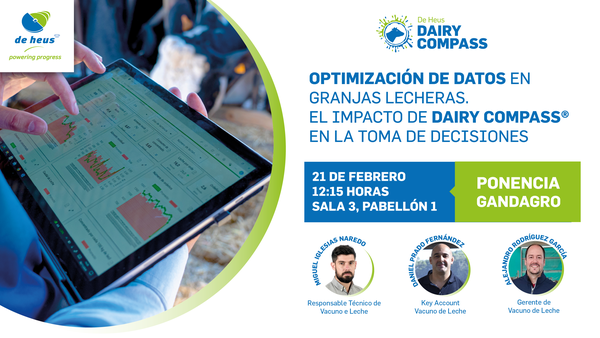 De Heus participa en Cimag-Gandagro cun relatorio sobre Dairy Compass