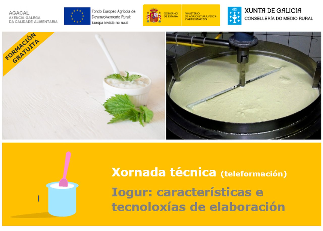 Xornada virtual sobre as características e técnicas de elaboración de iogures