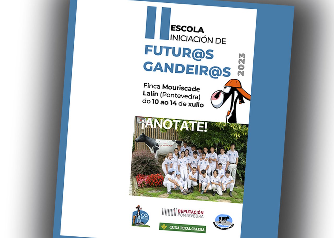 Aberto o prazo de inscricións para a II Escola Iniciación de Futuros Gandeiros do 7 ao 26 de xuño