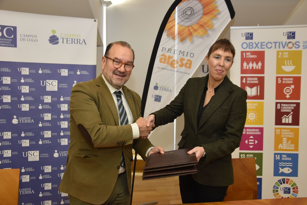 Aresa y la USC ponen en marcha el XXVI Premio Aresa de Desarrollo Rural con un nuevo convenio de colaboración