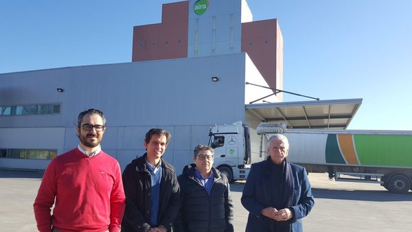 Aira instala un parque fotovoltaico na súa planta de pensos de Taboada