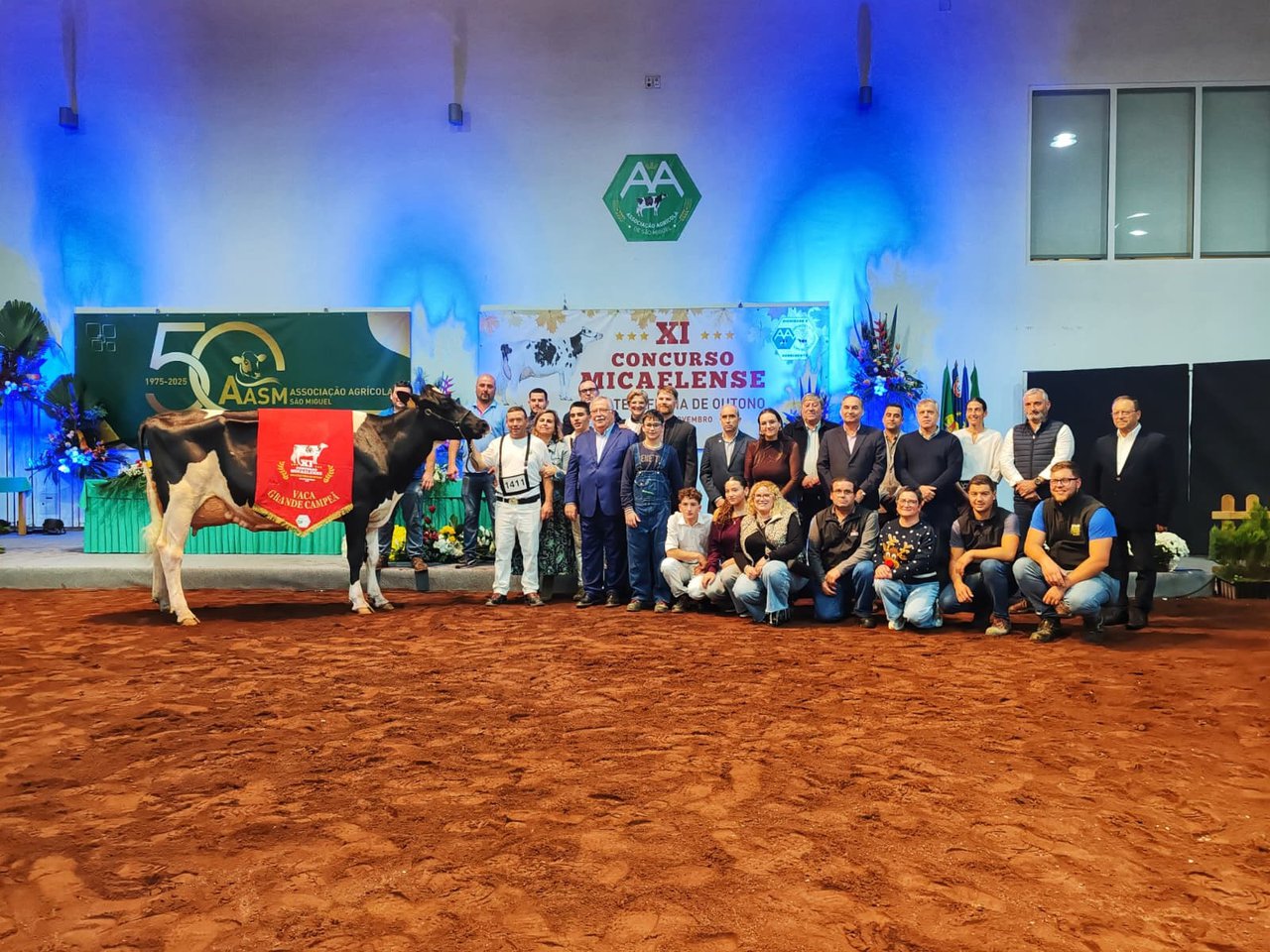 Melos Alleyoop Zara es la vaca gran campeona en el XI Concurso Micaelense de Otoño en Azores