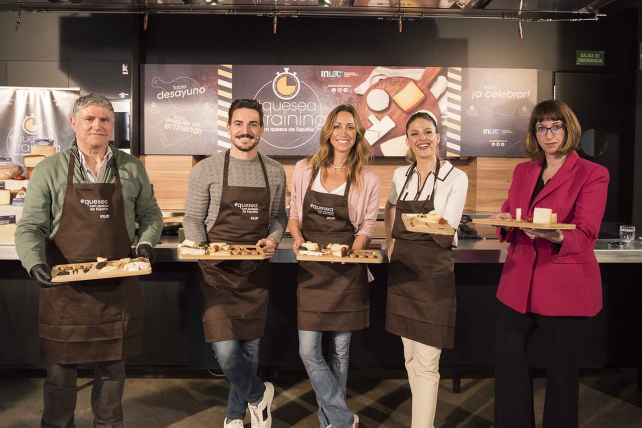 Deportistas de élite avalan las bondades del queso de origen nacional