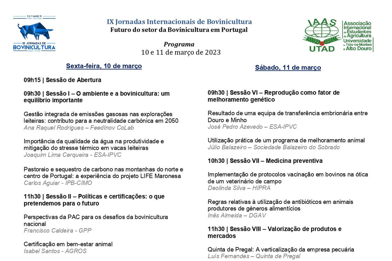 Comezan as IX Xornadas Internacionais de Bovinicultura