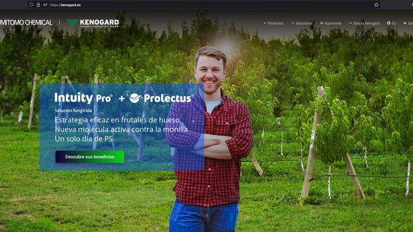 Kenogard estrea website na súa nova etapa como filial de Sumitomo Chemical