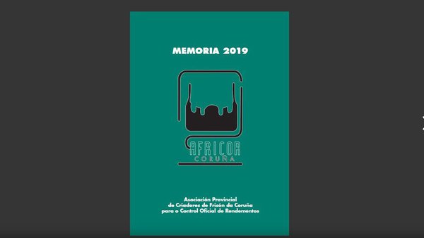 Publicada on-line a Memoria  de Africor Coruña 2019
