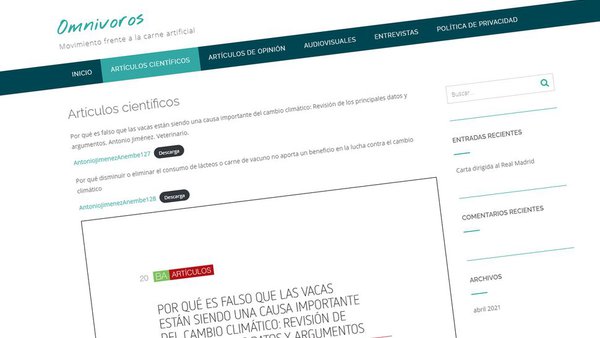Anembe impulsa a iniciativa 'Omnívoros' de loita contra a carne artificial