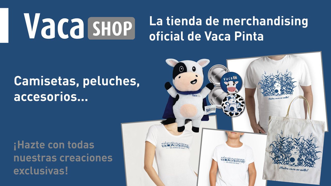 Xa dispoñible a tenda de merchandising oficial de Vaca Pinta!