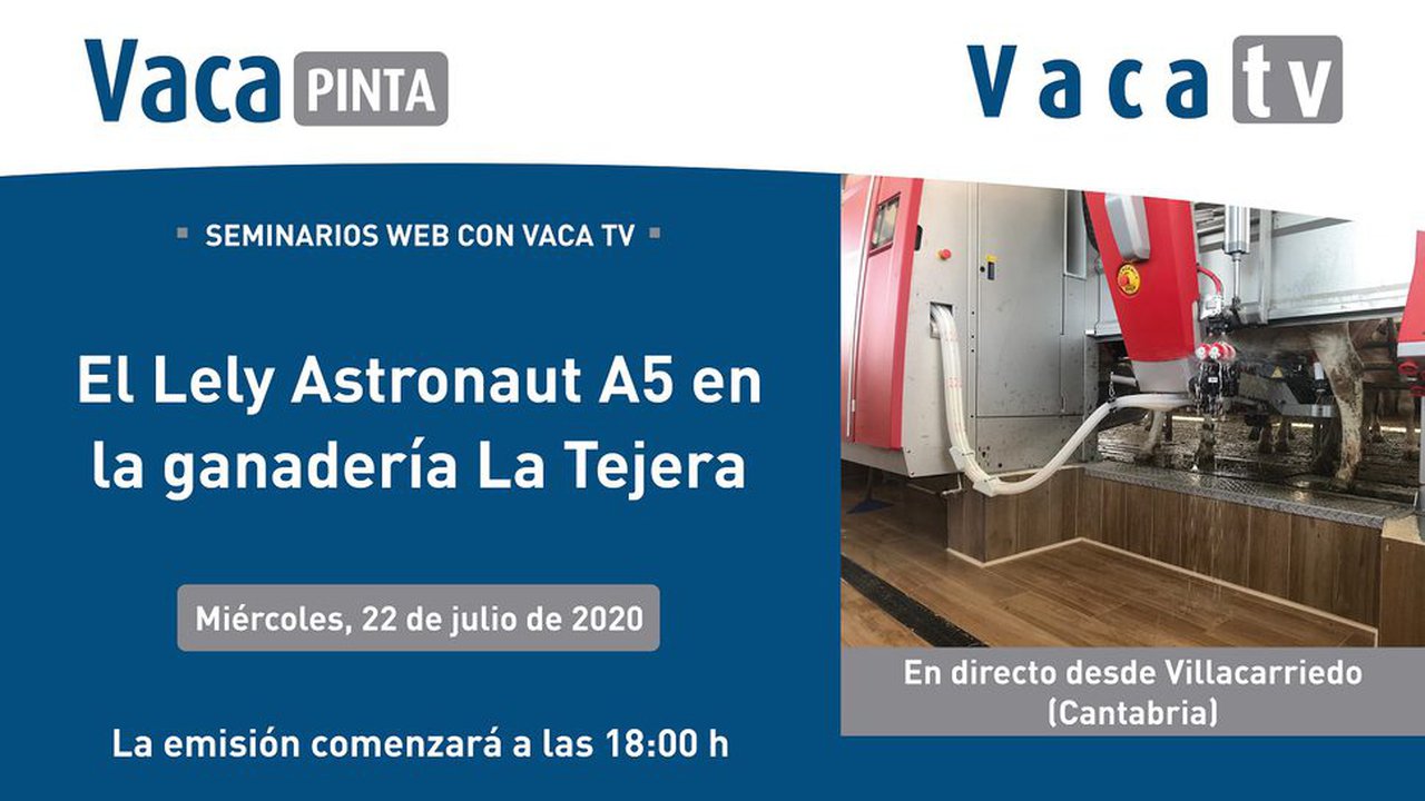 Presentación do Lely Astronaut A5 en directo dende La Tejera (Cantabria)