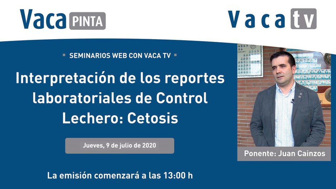 Mañá, webinario sobre BHB e control leiteiro en directo en Vaca TV