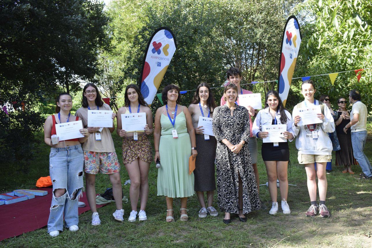 Entregado o IX Premio Aresa Júnior de Desenvolvemento Rural na clausura do Campus de Verán XuvenCiencia