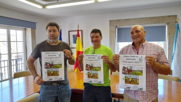 La subasta-feria organizada por Agolada Rural reunirá a una veintena de bovinos