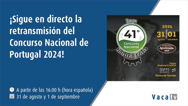Vaca Pinta emite en directo esta fin de semana o 41.º Concurso Nacional de Portugal