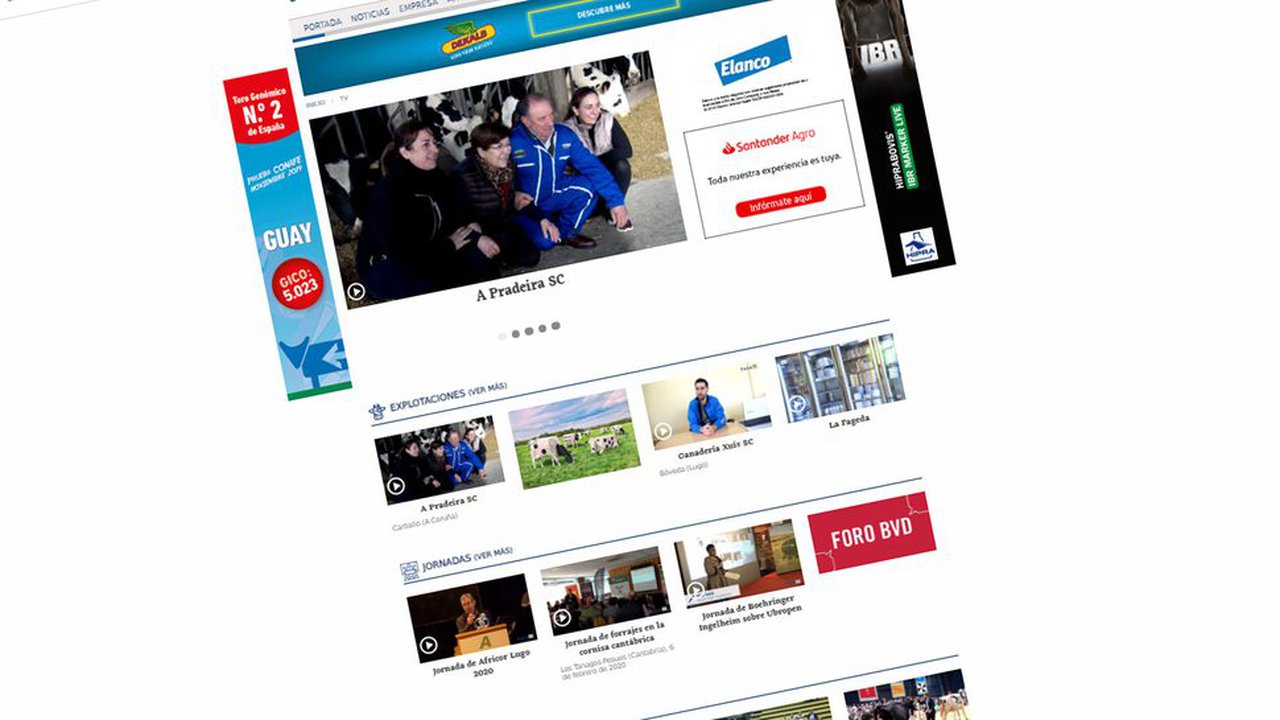 Redeseñamos a sección de Vaca TV para facilitarlles as buscas aos usuarios