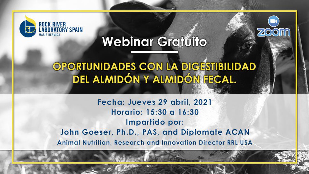 Webinar sobre las oportunidades con la digestibilidad del almidón