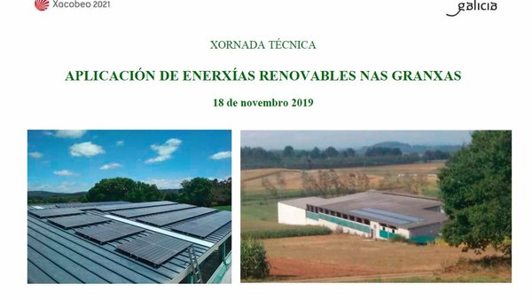 Próxima xornada en Lugo sobre a aplicación das enerxías renovables nas granxas