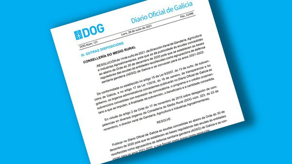 La Xunta aprueba 2,15 millones de euros para ayudas a 66 asociaciones en defensa sanitaria ganaderas
