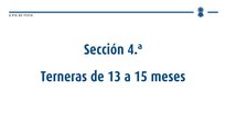 Xatas de 13 a 15 meses