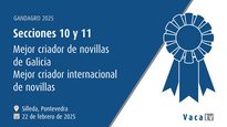 Mejor criador de novillas de Galicia y mejor criador internacional de novillas