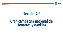 Gran campiona nacional de xatas e xovencas